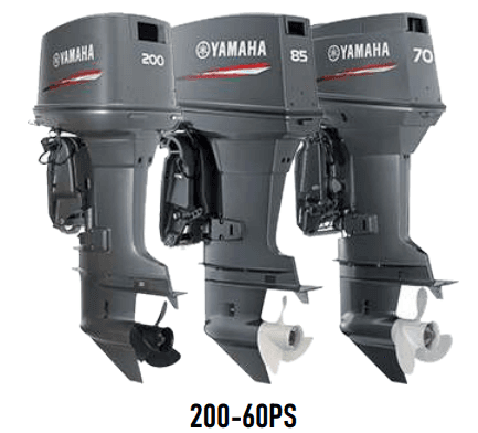 Yamaha 2-Stroke Outboard Engines 4HP - 200HP